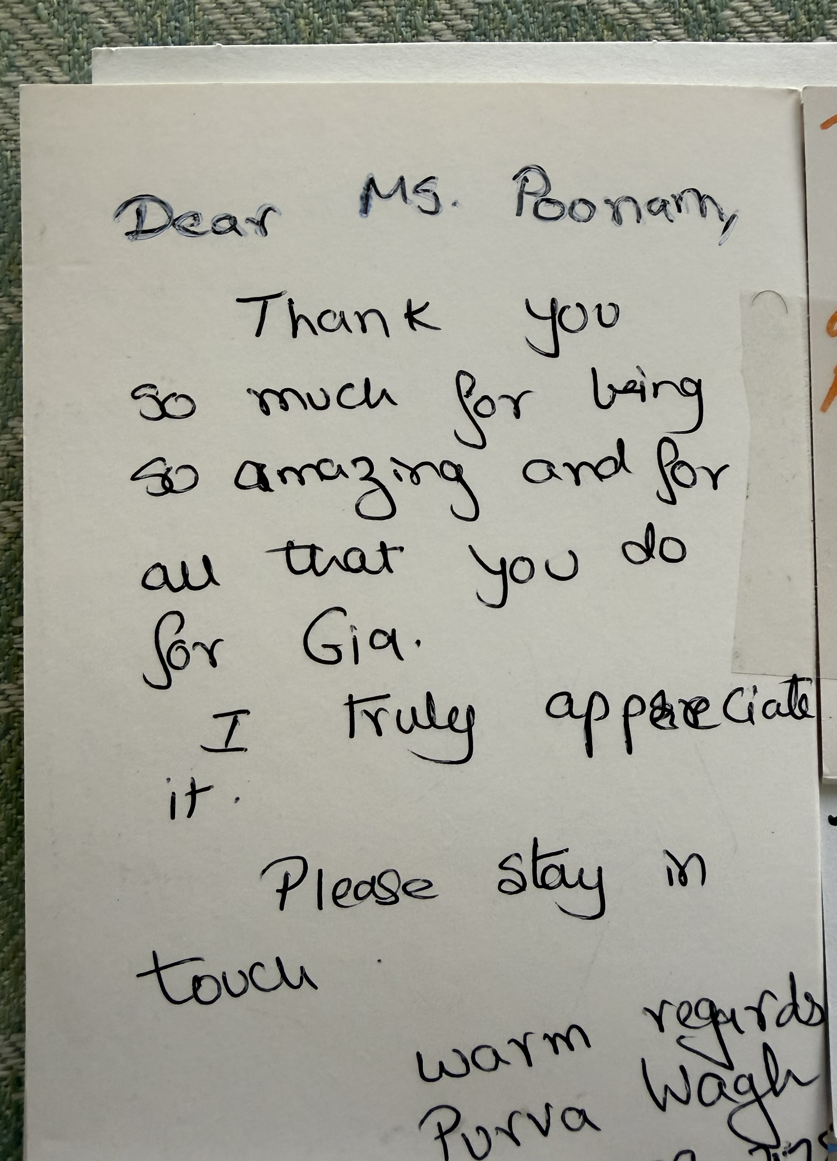 Testimonial from a NurtureNest parent