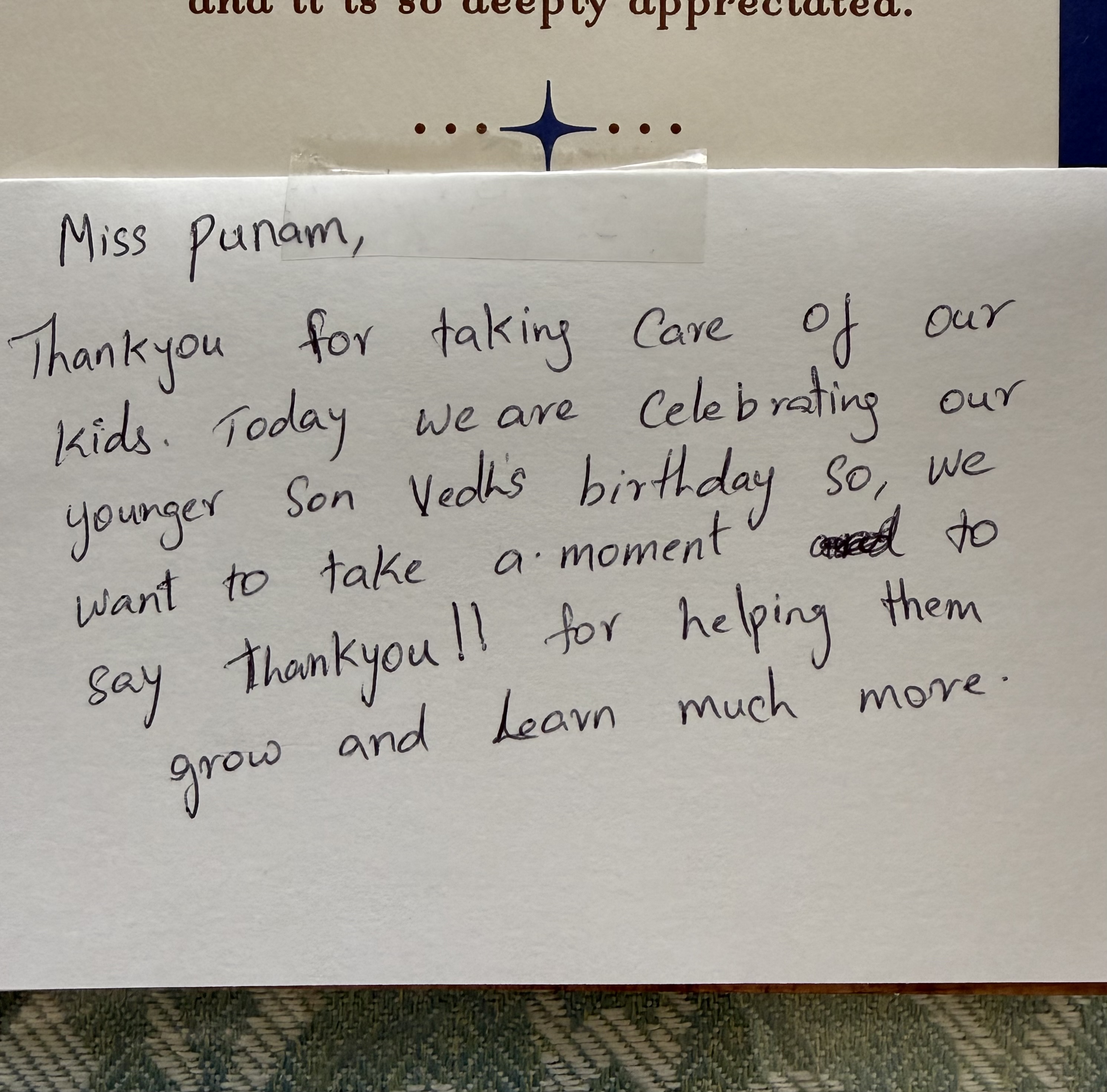 Testimonial from a NurtureNest parent