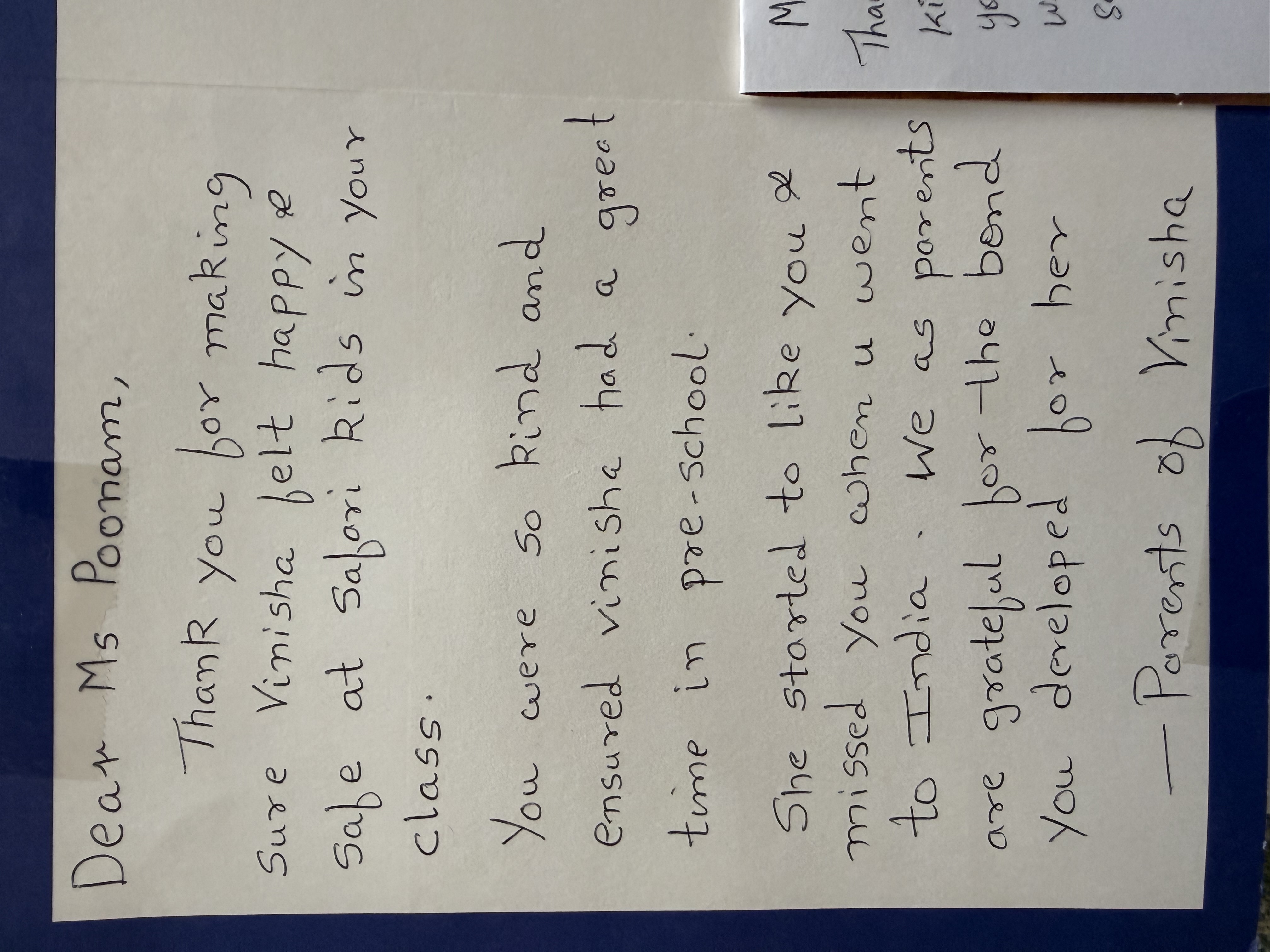 Testimonial from a NurtureNest parent